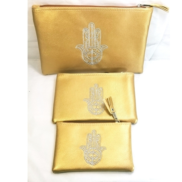 Lucky Other - Set of 3 Cosmetic Bag Pouch Lucky